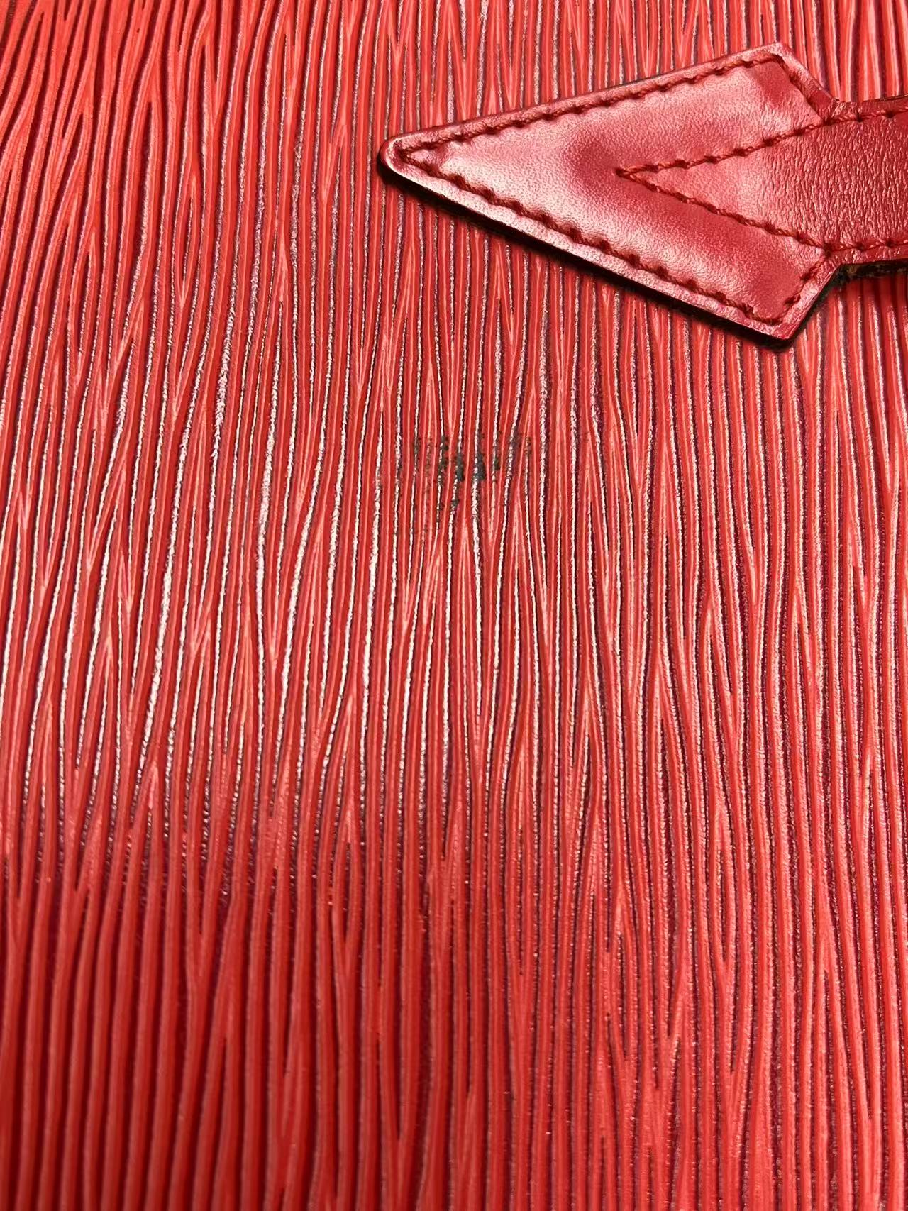 Louis Vuitton Card holder Epi Epi leather, Red, Leather, Wallet