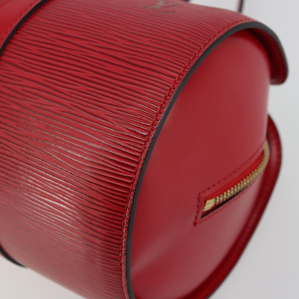 Louis Vuitton Soufflot Epi Leather, Red, Leather, Tote Bag