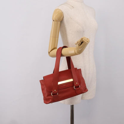 Chloe Handbag Leather, Red, Leather, Handbag