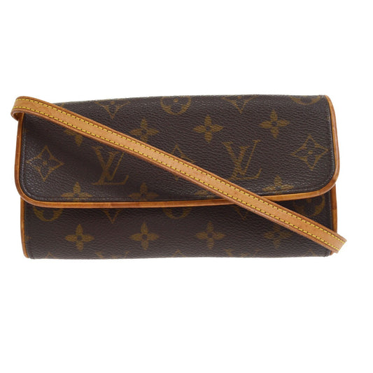 Louis Vuitton Twin Monogram Canvas, Brown, Canvas, Clutch