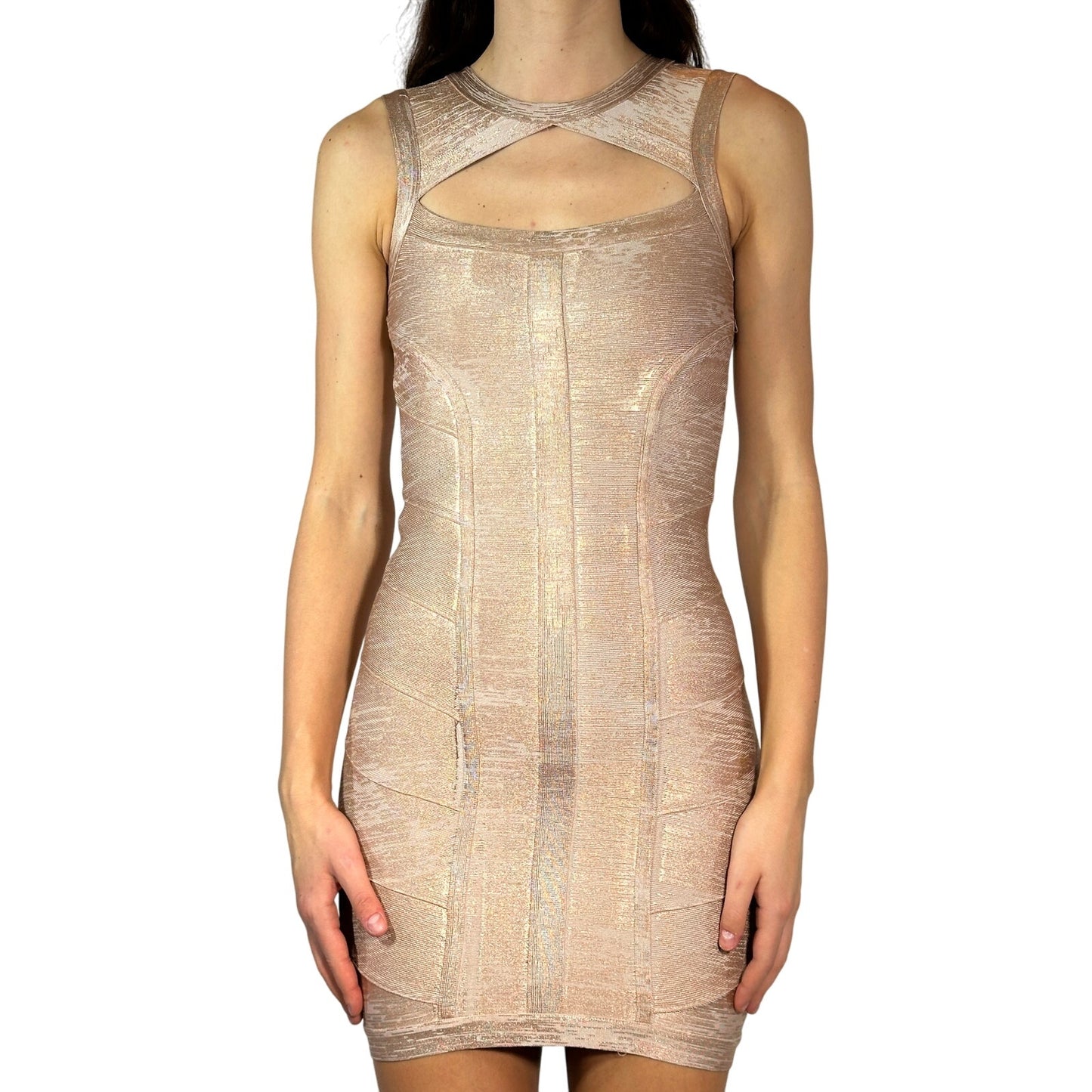 CORIZZI Cutout Bandage Dress Stretch