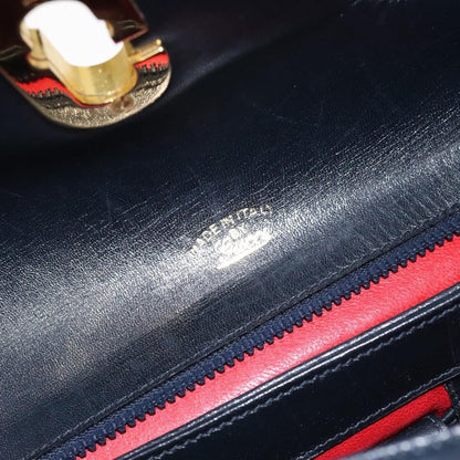 Gucci D-Ring leather, Navy, Leather, Handbag