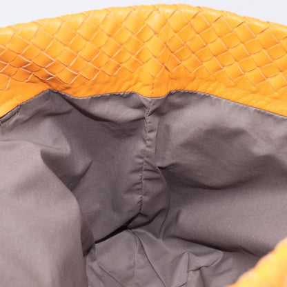 Bottega Veneta Capri Intrecciato Nappa, Orange, Leather, Tote Bag