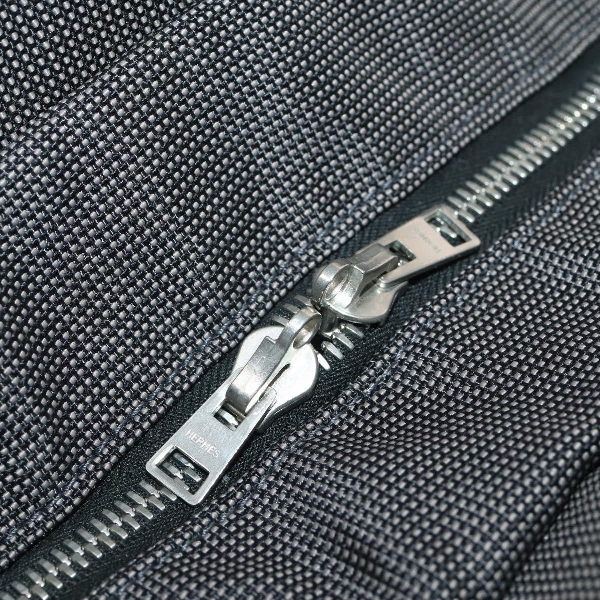 Hermes Herline Canvas, Gray, Canvas, Backpack