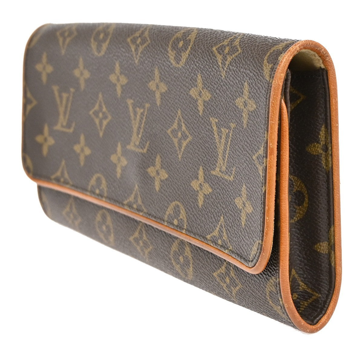 Louis Vuitton Twin Monogram, Brown, Canvas, Clutch