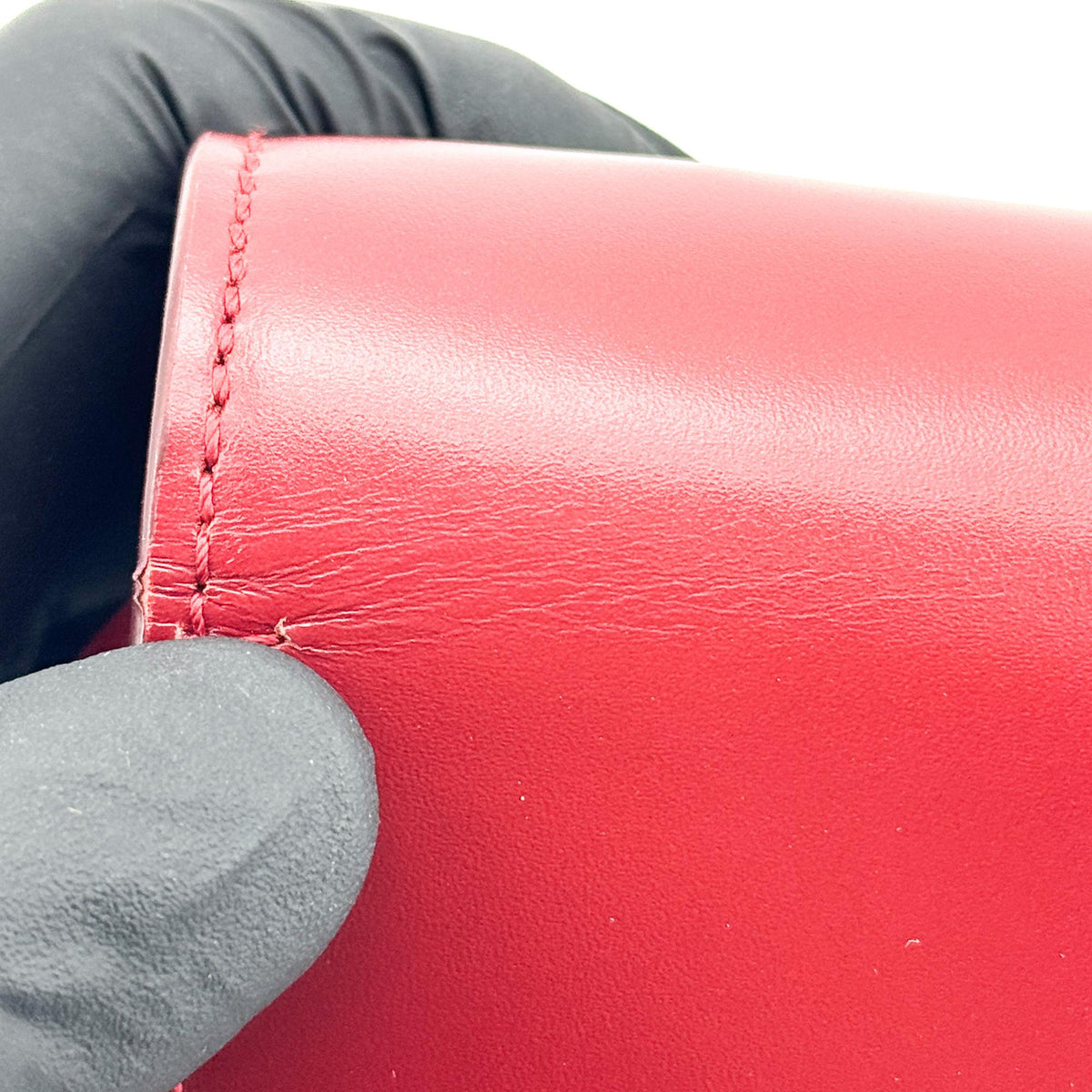 Burberry TB Flap Leather, Red, Leather, Handbag