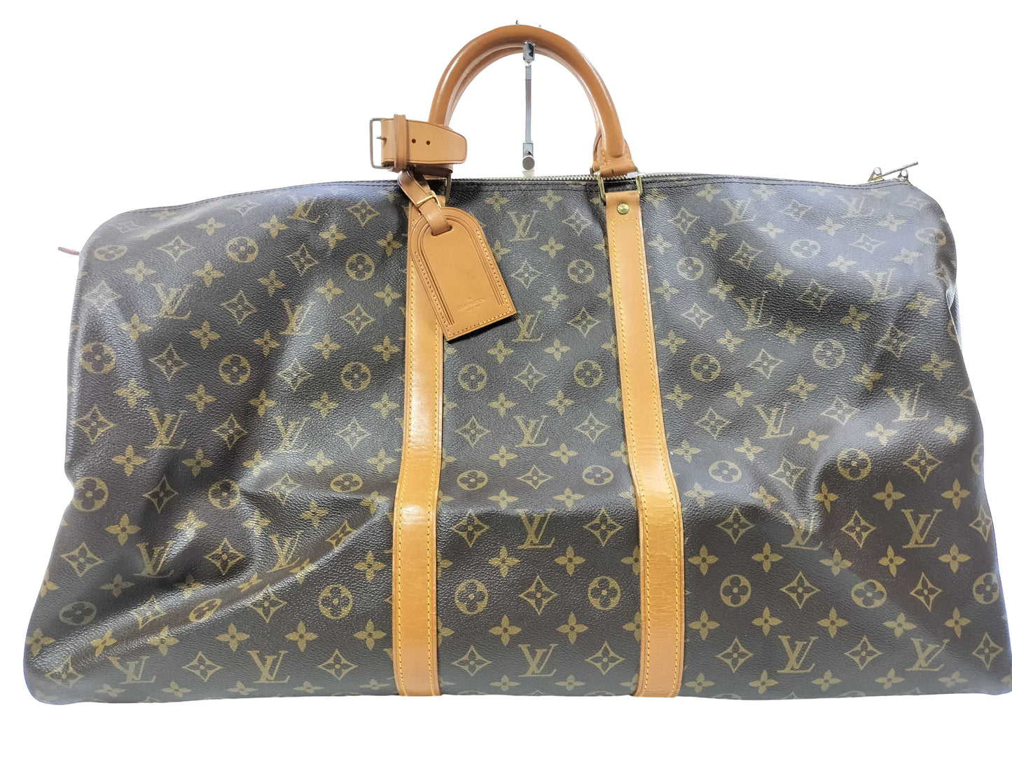 Louis Vuitton Keepall Monogram Canvas, Brown, Canvas, Travel Bag