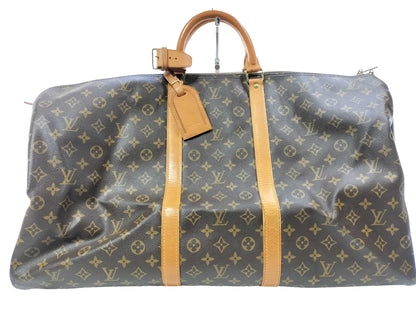 Louis Vuitton Keepall Monogram Canvas, Brown, Canvas, Travel Bag
