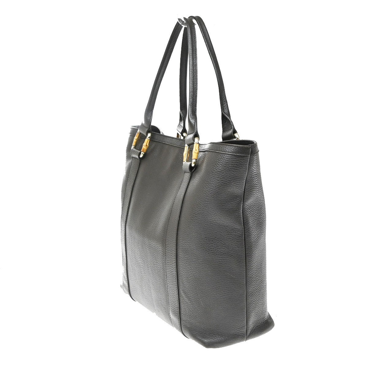Gucci Bamboo Shopper Leather, Brown, Leather, Tote Bag