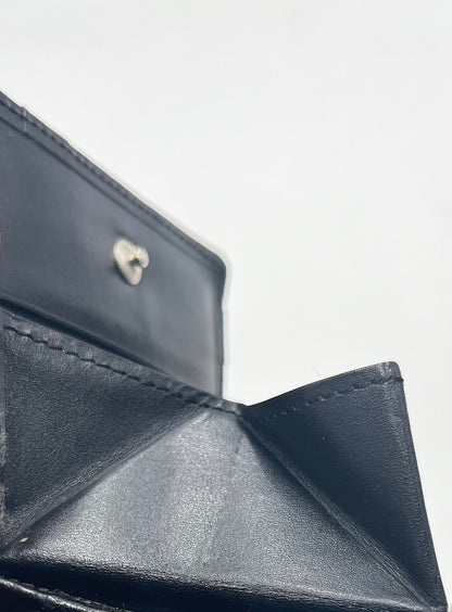 Burberry Mini card holder leather, Black, Leather, Wallet