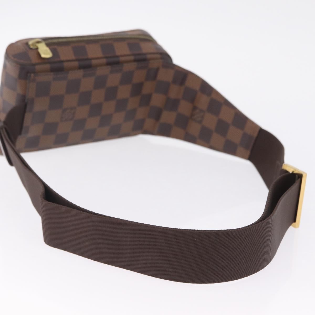 Louis Vuitton Geronimos Waist Damier, Brown, Canvas, Shoulder Bag
