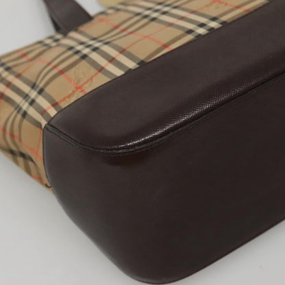 Burberry Nova Check Tote canvas check pattern, Beige, Canvas, Handbag