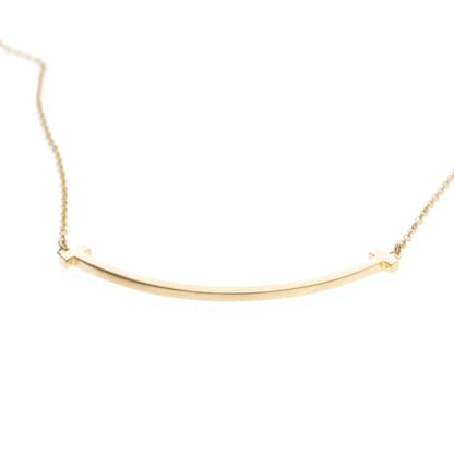Tiffany & Co. T Smile Pendant 18K Rose Gold, Gold, Pink Gold, Necklace