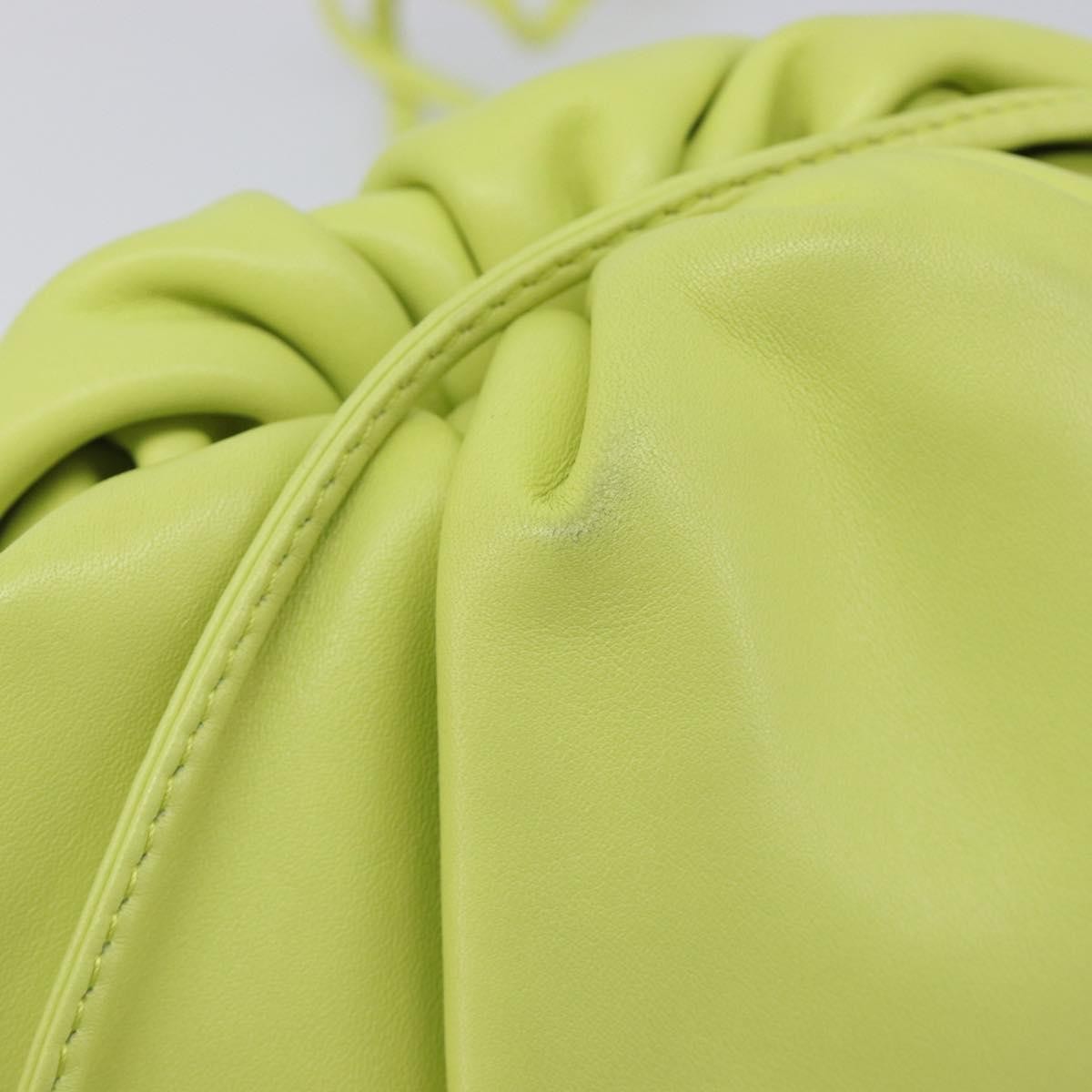 Bottega Veneta The Pouch Coin Purse Leather, Green, Leather, Clutch
