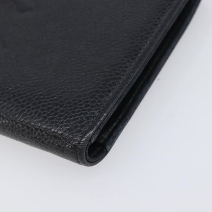 Chanel Timeless CC French Leather, Black, Calfskin, Wallet