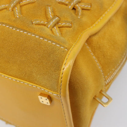 Loewe Amazona Suede, Yellow, Suede, Handbag