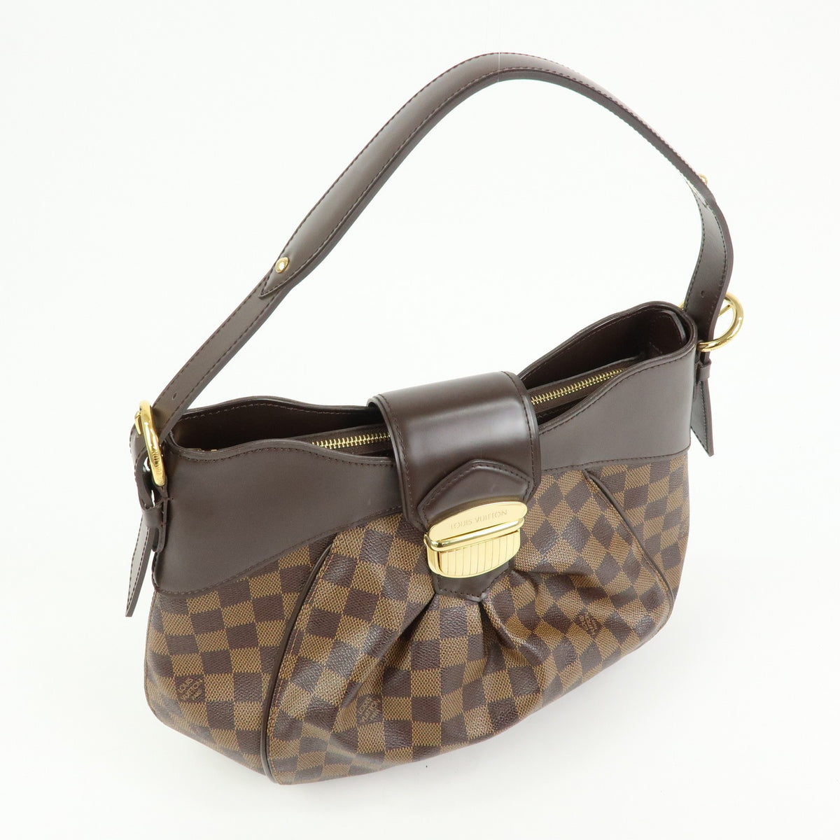 Louis Vuitton Sistina Damier, Brown, Canvas, Handbag