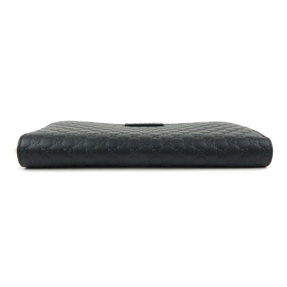 Gucci Zip Organizer Microguccissima Leather, Black, Leather, Wallet