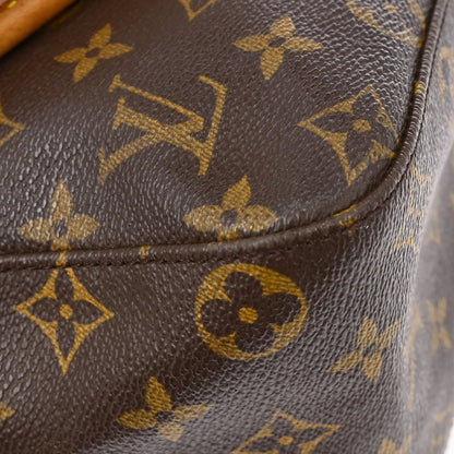 Louis Vuitton Looping Monogram Canvas, Brown, Canvas, Handbag