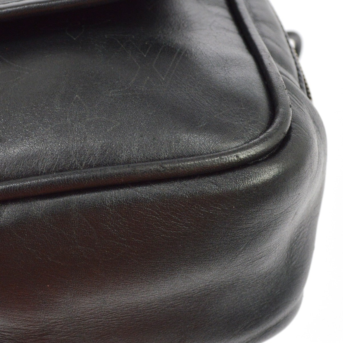 Louis Vuitton Peonia Leather, Black, Leather, Crossbody Bag