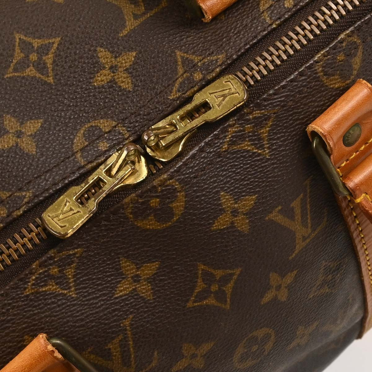 Louis Vuitton Keepall Monogram Canvas, Brown, Canvas, Travel Bag