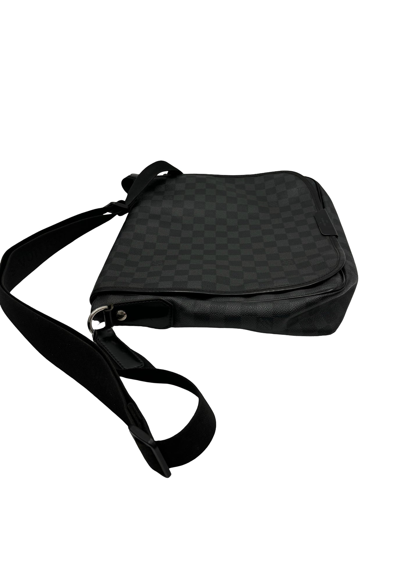 Louis Vuitton Daniel Messenger Damier Graphite, Black, Canvas, Shoulder Bag
