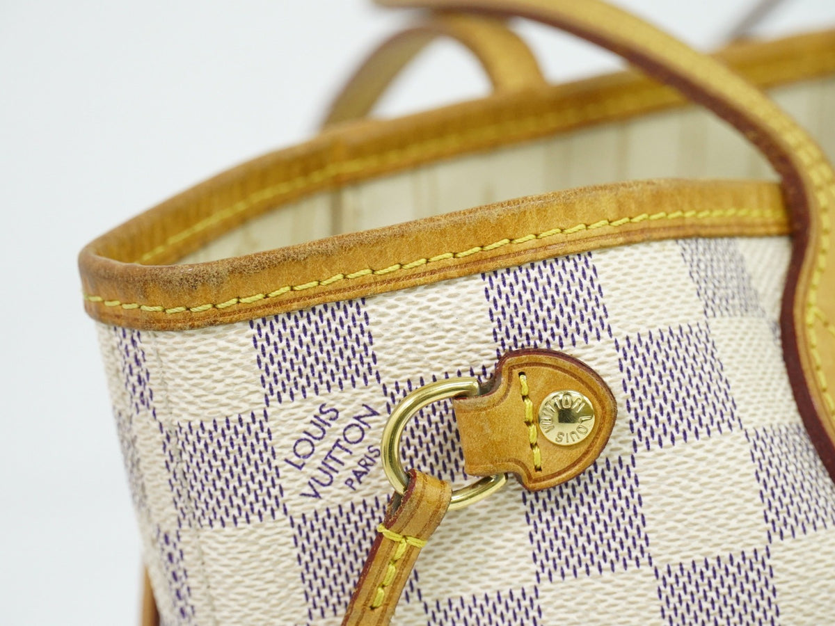 Louis Vuitton Neverfull Damier, Beige, Canvas, Tote Bag