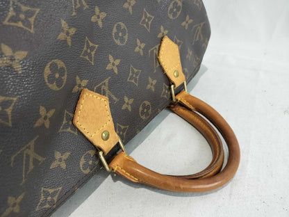 Louis Vuitton Speedy Monogram Canvas, Brown, Canvas, Handbag