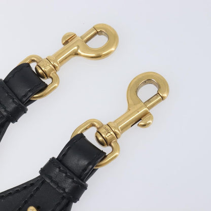 Christian Dior Shoulder Strap Embellished Canvas, Navy, Canvas, Straps