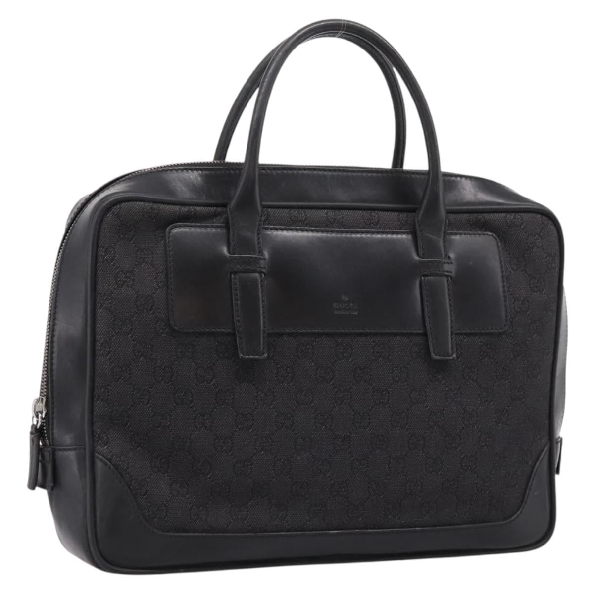 Gucci GG supreme GG Canvas, Black, Canvas, Handbag