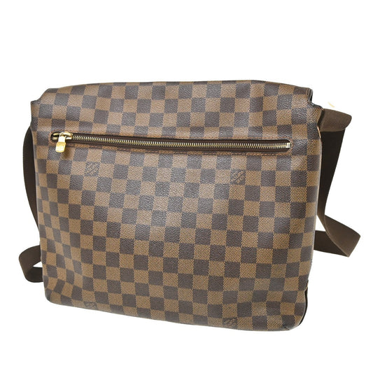 Louis Vuitton Brooklyn Damier Ebene, Brown, Canvas, Shoulder Bag