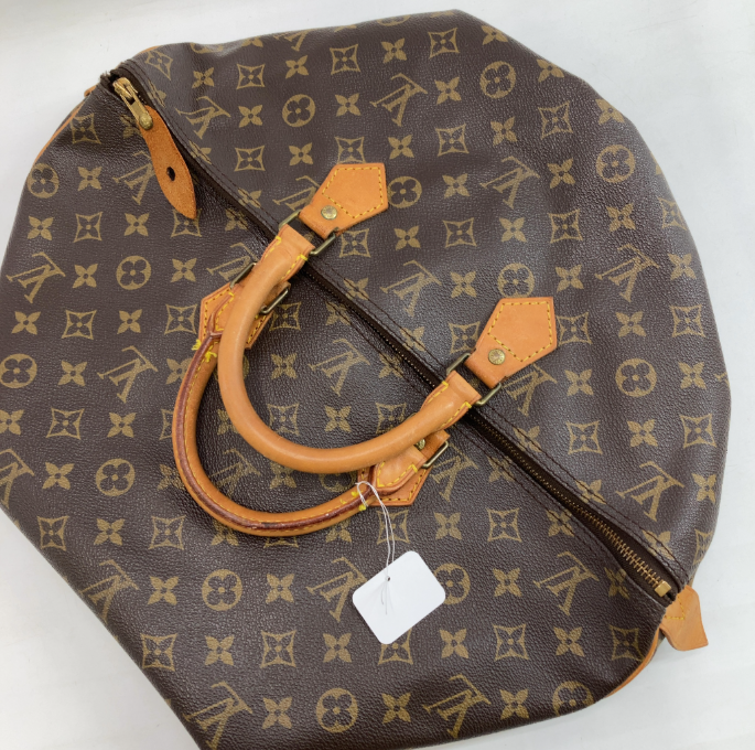 Louis Vuitton Speedy Handbag Monogram Canvas, Brown, Canvas, Handbag