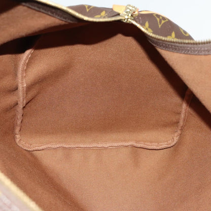 Louis Vuitton Keepall Bag Monogram Canvas, BROWN, CANVAS, Travel bag
