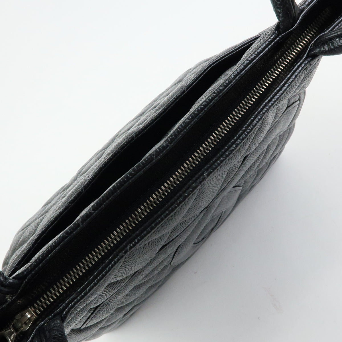 Chanel Medallion Caviar skin, Black, Leather, Tote Bag