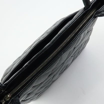 Chanel Medallion Caviar skin, Black, Leather, Tote Bag