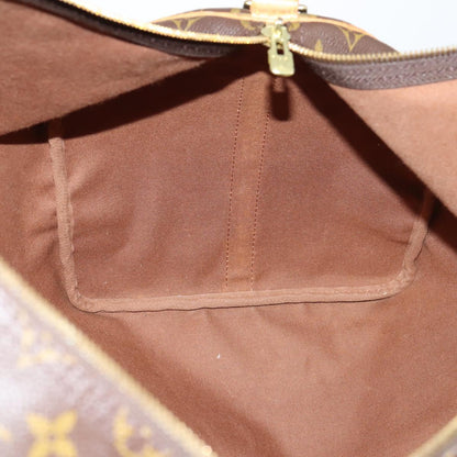 Louis Vuitton Keepall Bag Monogram Canvas, BROWN, CANVAS, Travel bag