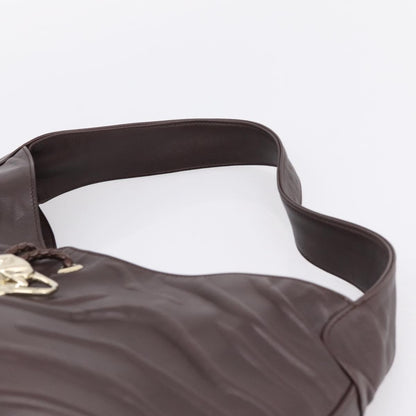 Cartier Panthère Shoulder Leather, Brown, Leather, Shoulder Bag