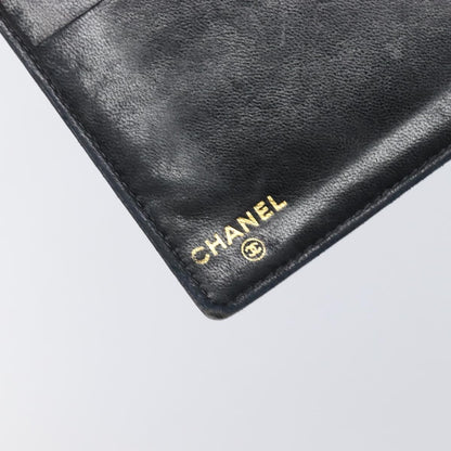 Chanel Timeless CC French Leather, Black, Calfskin, Wallet