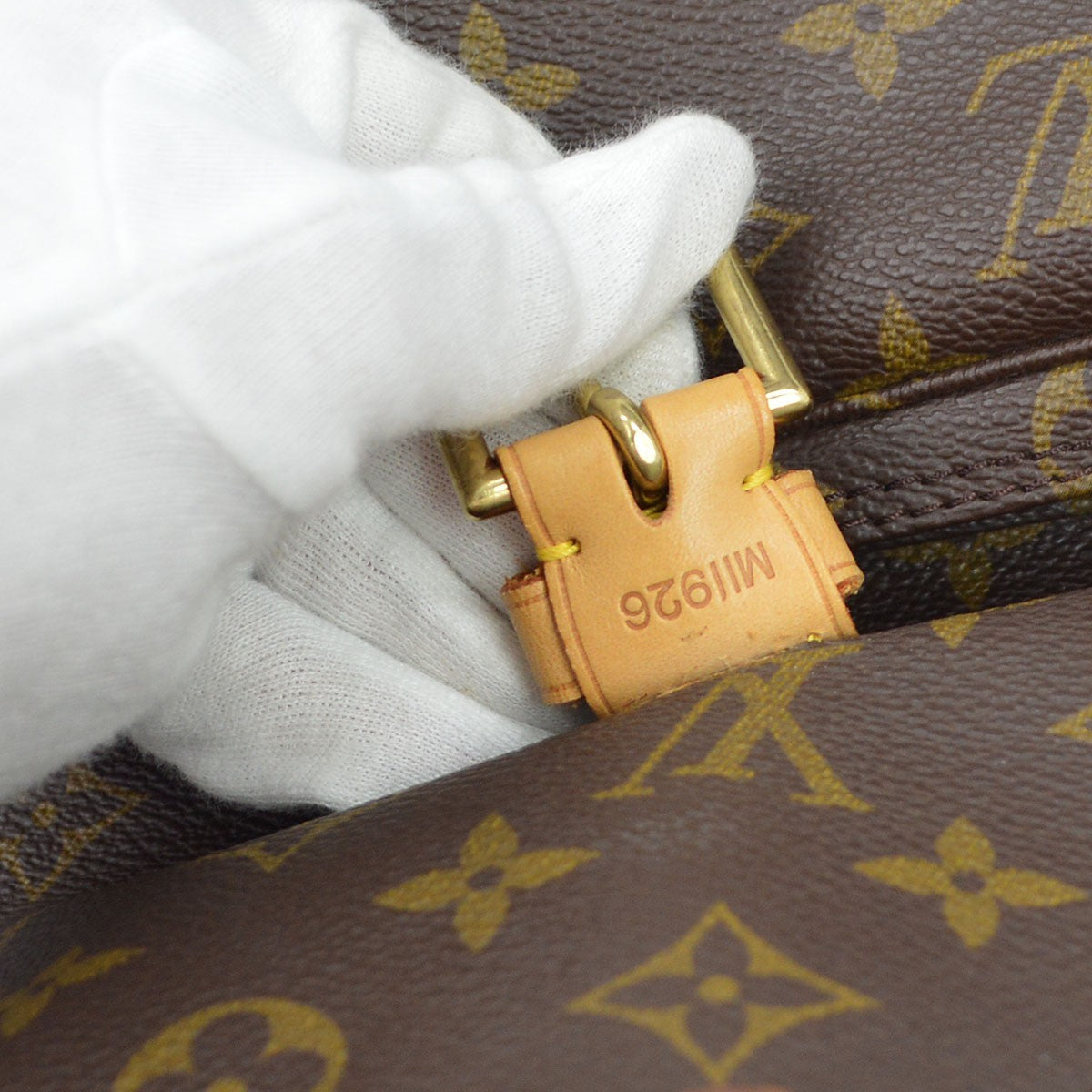 Louis Vuitton Vintage Montsouris Monogram Canvas, Brown, Canvas, Backpack