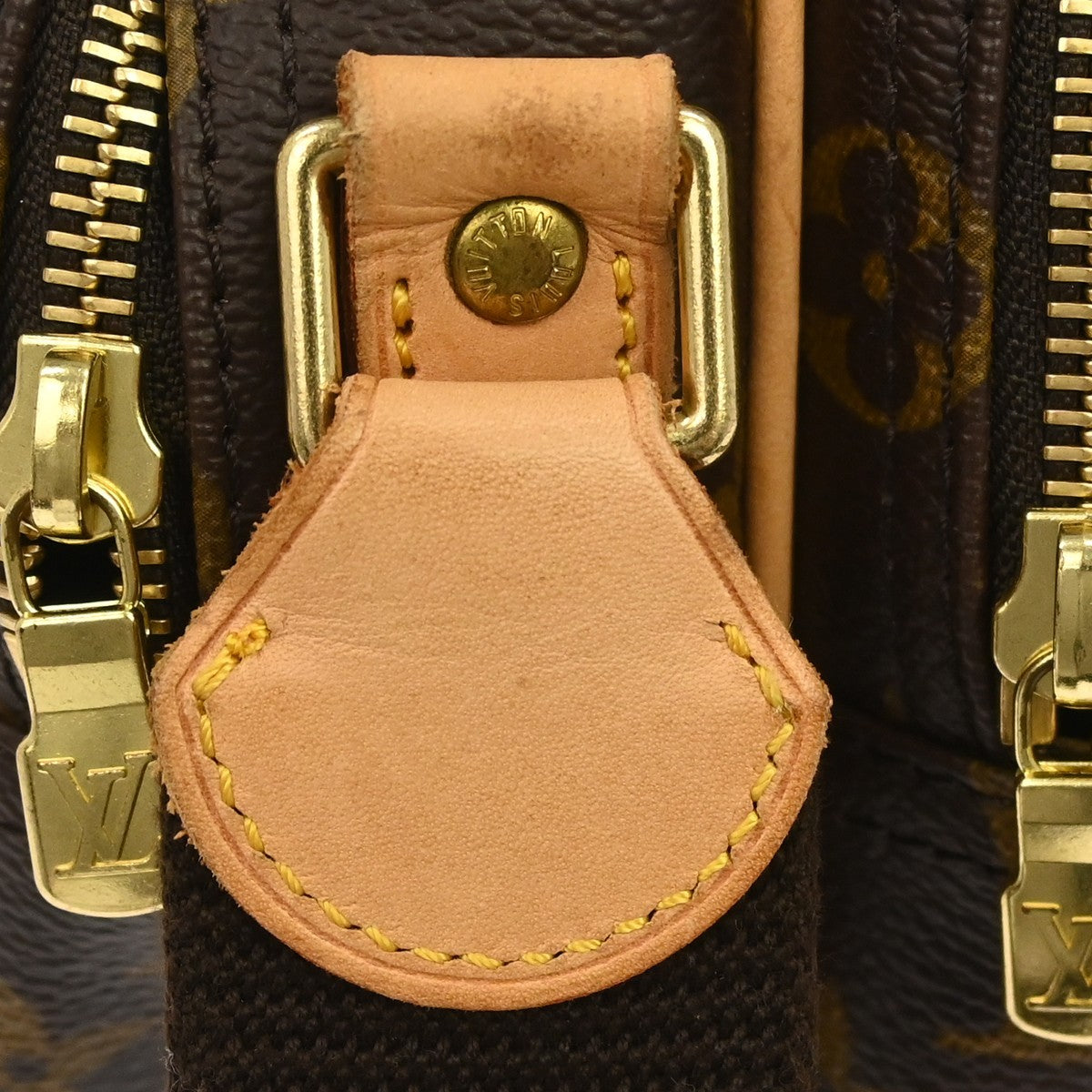 Louis Vuitton Reporter Monogram Canvas, Brown, Canvas, Shoulder Bag