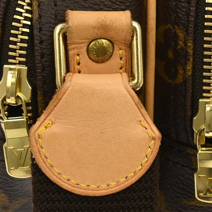Louis Vuitton Reporter Monogram Canvas, Brown, Canvas, Shoulder Bag
