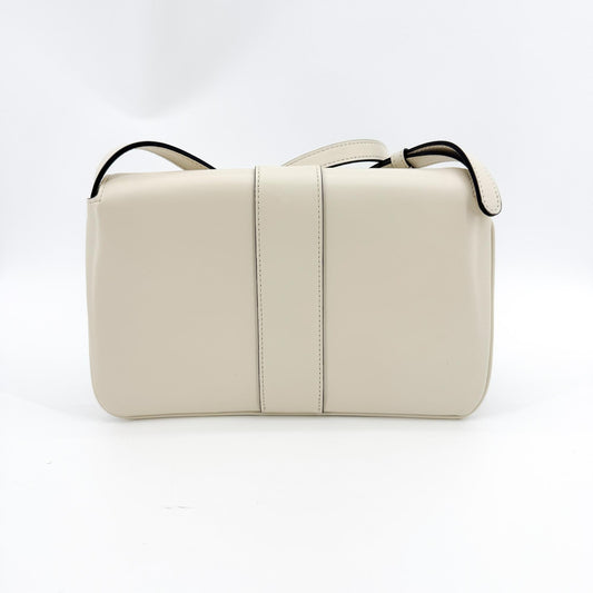 Gucci Arli Leather, White, Leather, Shoulder Bag