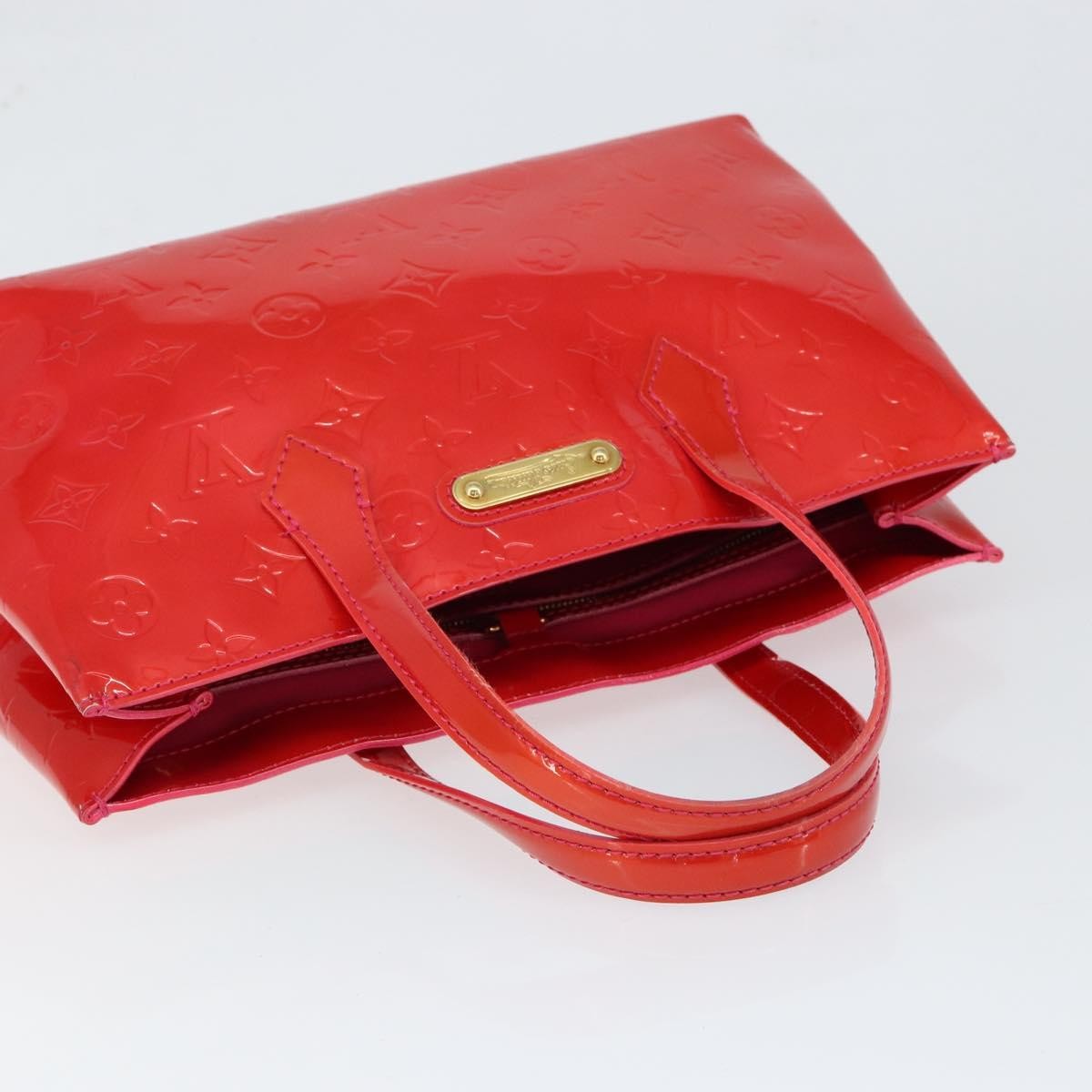Louis Vuitton Wilshire Monogram Vernis, Pink, Patent Leather, Handbag