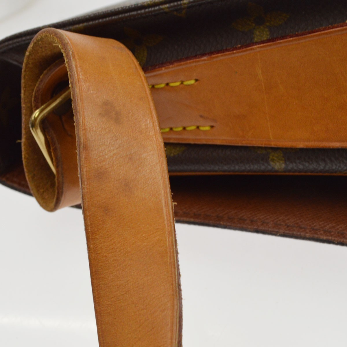 Louis Vuitton Cartouchiere Monogram Canvas, Brown, Canvas, Handbag