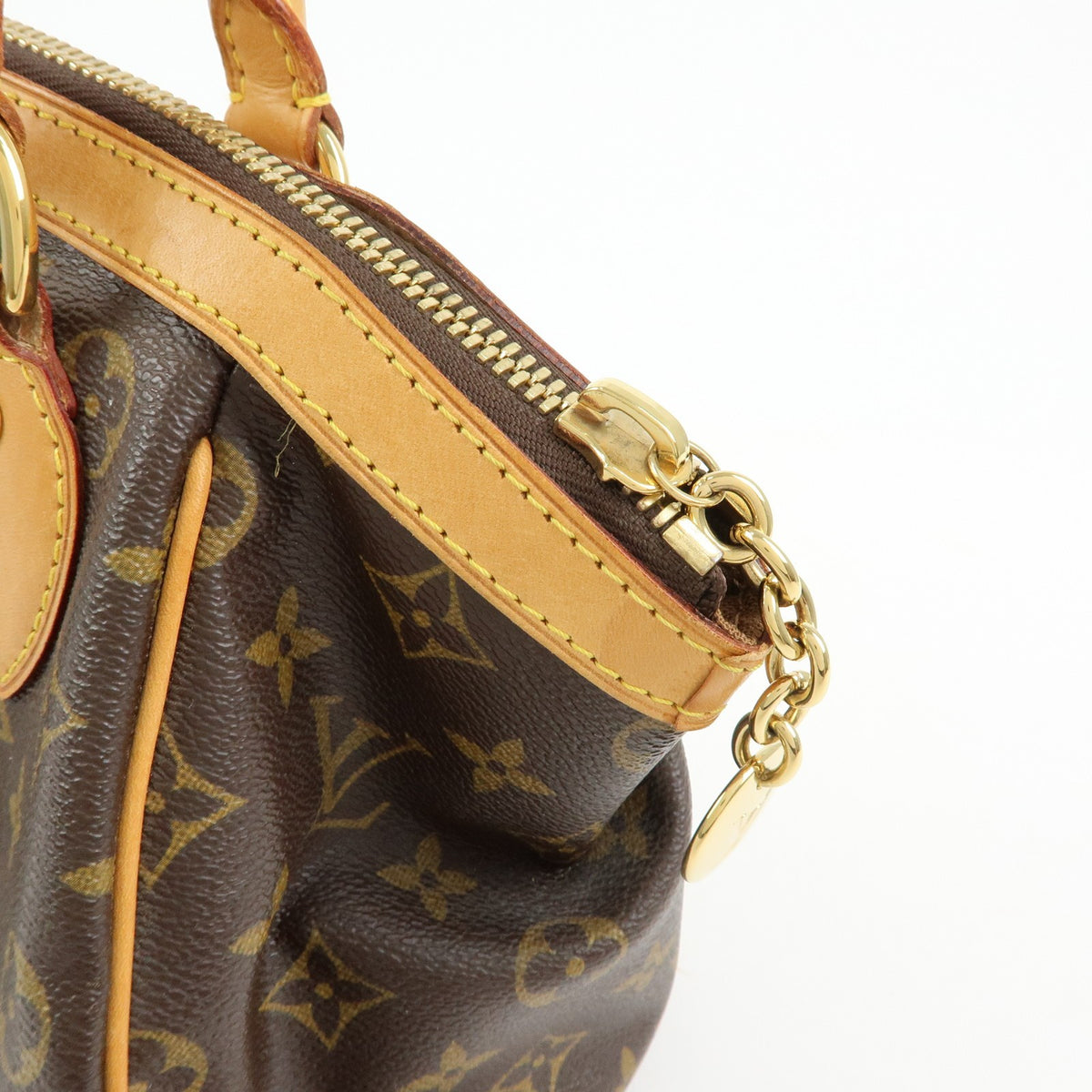Louis Vuitton Tivoli Monogram Canvas, Brown, Canvas, Handbag