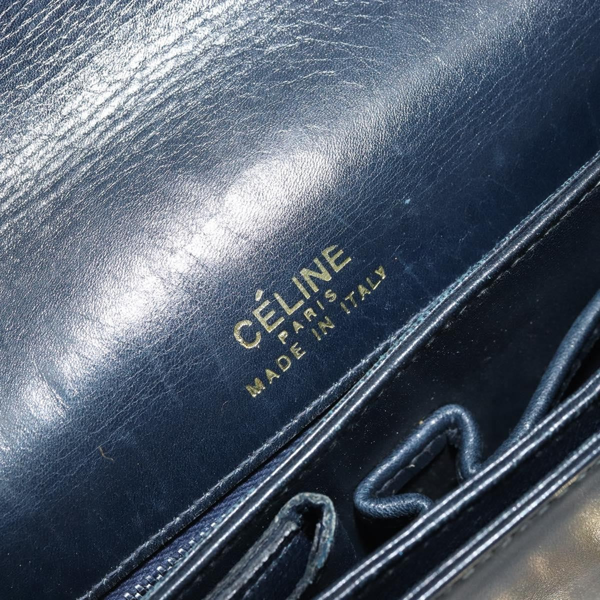 Celine Horse Carriage Leather, Black, Leather, Shoulder Bag