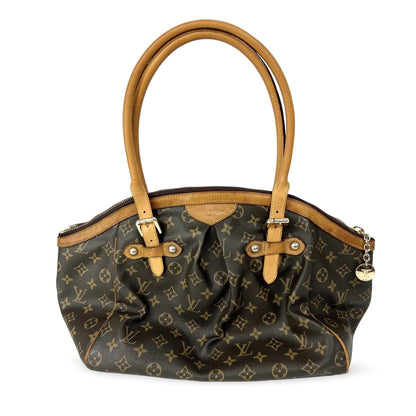 Louis Vuitton Tivoli Handbag Monogram Canvas, Brown, Canvas, Handbag