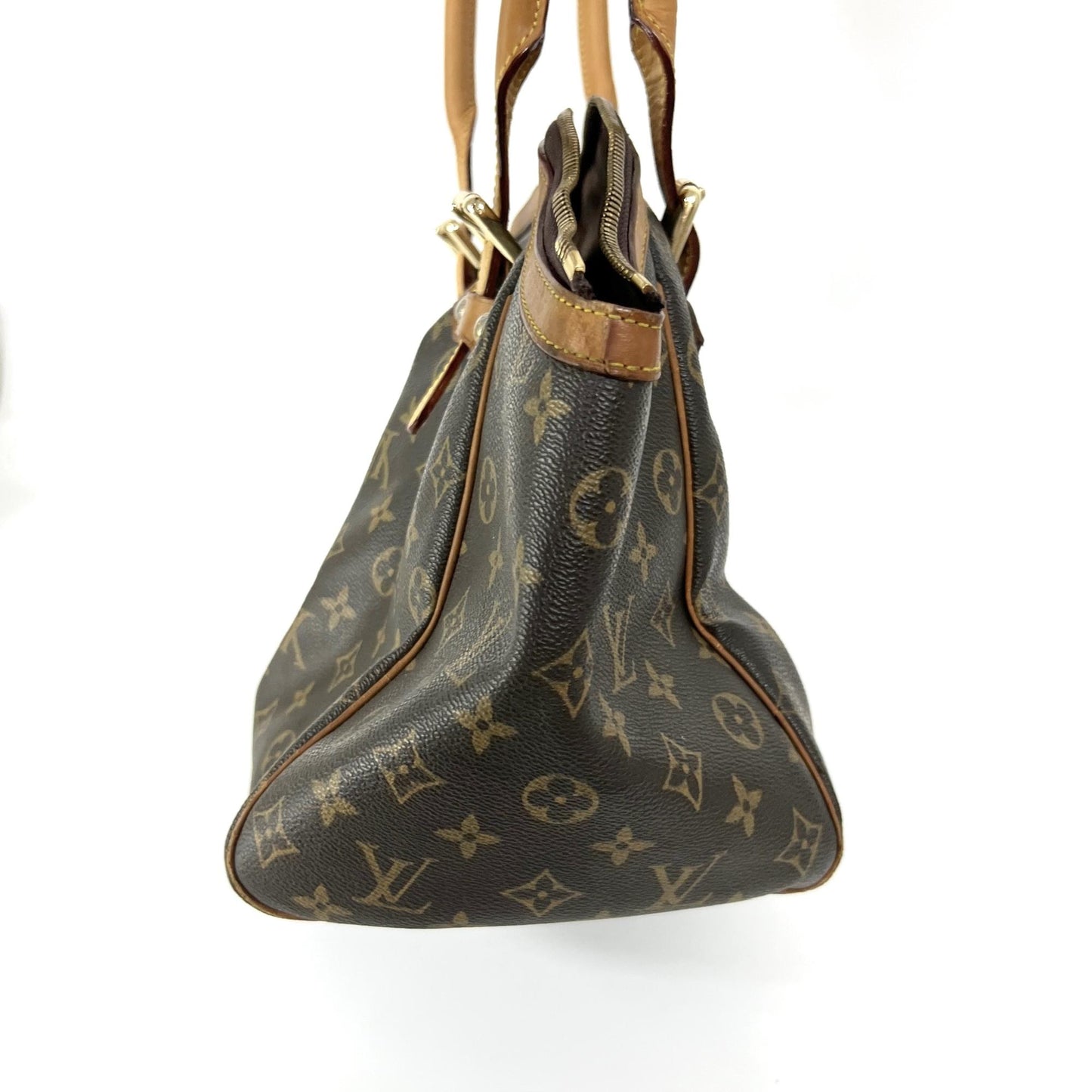 Louis Vuitton Tivoli Handbag Monogram Canvas, Brown, Canvas, Handbag