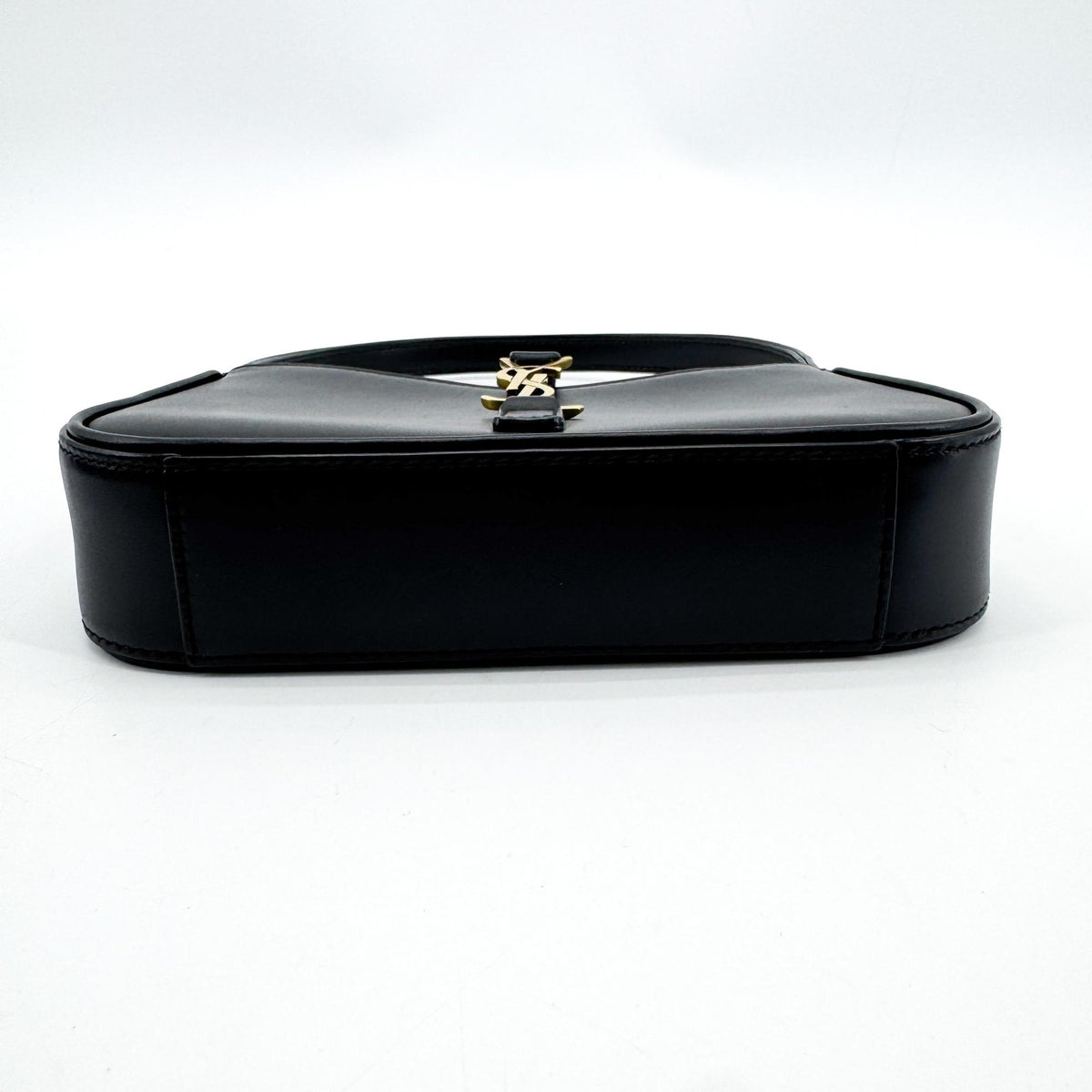 Saint Laurent Le 5 a 7 Hobo Leather, Black, Leather, Shoulder Bag