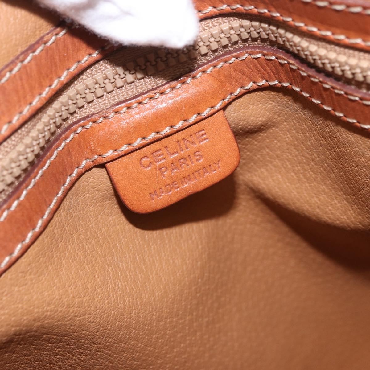 Celine Macadam Leather, Brown, PVC, Handbag